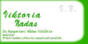 viktoria nadas business card