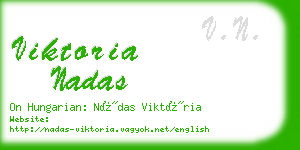 viktoria nadas business card